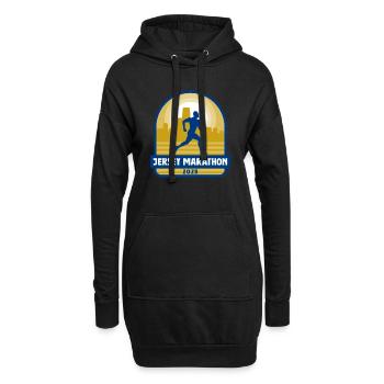 Jersey Marathon - 2025 - Hoodie-Kleid - Schwarz - Vorne