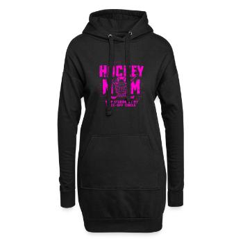 FACE OFF KREIS - Hoodie-Kleid - Schwarz - Vorne