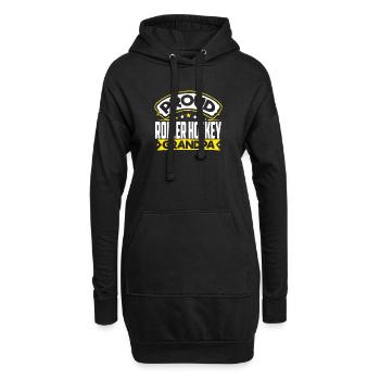 Sport Opa Rollhockey Opa - Hoodie-Kleid - Schwarz - Vorne