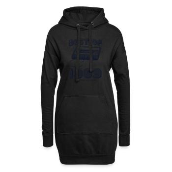 Retro 1989 Stil 36. Geburtstag Feier Design - Hoodie-Kleid - Schwarz - Vorne