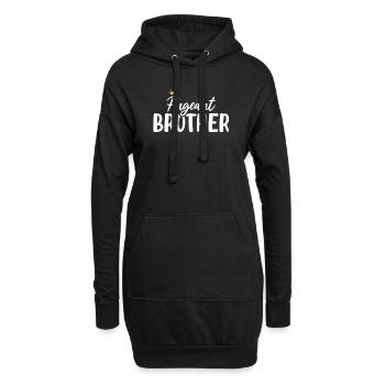 Pageant Brother Glitz Glam Schönheitswettbewerb Schärpe - Hoodie-Kleid - Schwarz - Vorne