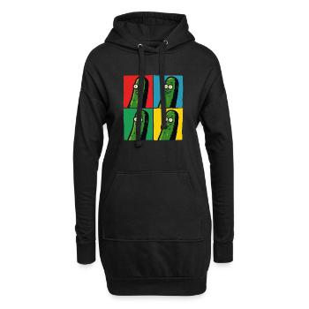 Cornichons amusants pour les végétaliens et les végétariens dans l’alimentation - Sweat-shirt à capuche long Femme - noir - Devant