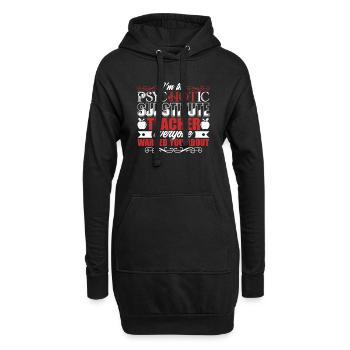 Substitute Teacher Psychotic Substitute Teacher - Hoodie Dress - black - Front