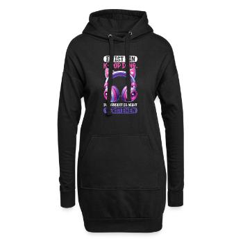 K-Pop Koreanischer Musik Kpop Fans Kdrama - Hoodie-Kleid - Schwarz - Vorne