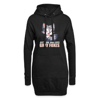 Graufüchse Graufuchs - Hoodie-Kleid - Schwarz - Vorne