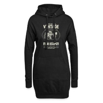 Vintage Fish Keeper Tropischer Fisch Geburtstag 1941 - Hoodie-Kleid - Schwarz - Vorne