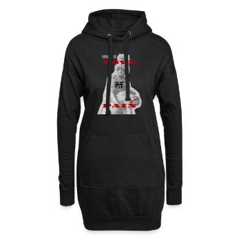 Love The Pain - Hoodie-Kleid - Schwarz - Vorne