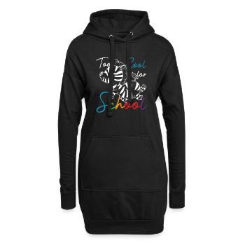 Too Cool For School Stem Sped Education Llama - Hoodie-Kleid - Schwarz - Vorne