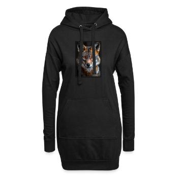 Chacals Chacal - Sweat-shirt à capuche long Femme - noir - Devant