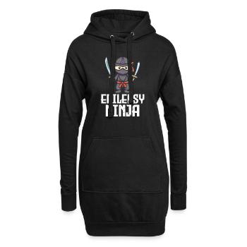 Epilepsie Ninja Störung des Nervensystems Epilepsie - Hoodie-Kleid - Schwarz - Vorne