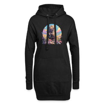 Lemmings Lemming - Sweat-shirt à capuche long Femme - noir - Devant