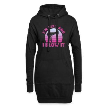 I'm Sexy And I Blow It Hair Sresser Stylist - Hoodie-Kleid - Schwarz - Vorne