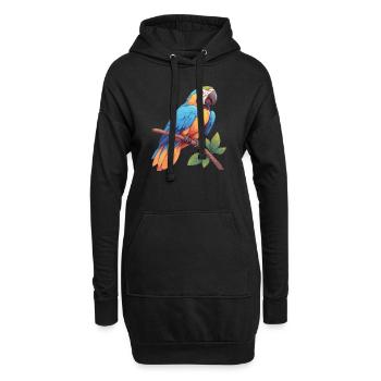 L’ère de l’ara - Sweat-shirt à capuche long Femme - noir - Devant