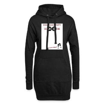 Einweihungsparty 2025 Gästebuch Neue Wohnung Haus - Hoodie-Kleid - Schwarz - Vorne