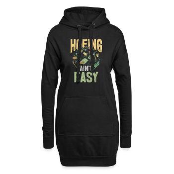 Gartenpflanzen Gärtner Gartenliebhaber Pflanzung - Hoodie-Kleid - Schwarz - Vorne
