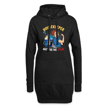 Pas pour le nettoyeur de ménage faible et drôle - Sweat-shirt à capuche long Femme - noir - Devant