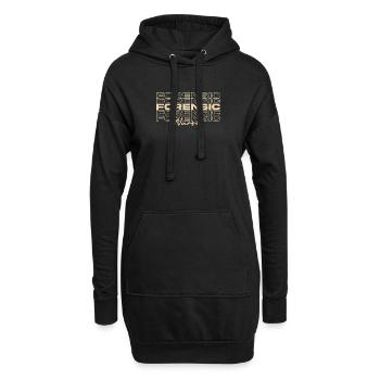 Forensische Krankenschwester Medizinische Krankenschwestern Stilvoll - Hoodie-Kleid - Schwarz - Vorne