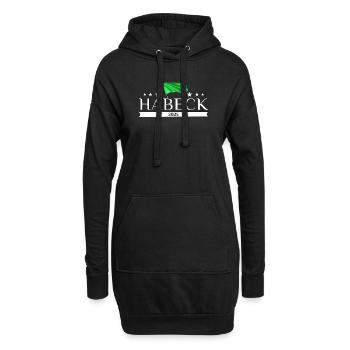 Habeck für Deutschland 2025 - Hoodie-Kleid - Schwarz - Vorne