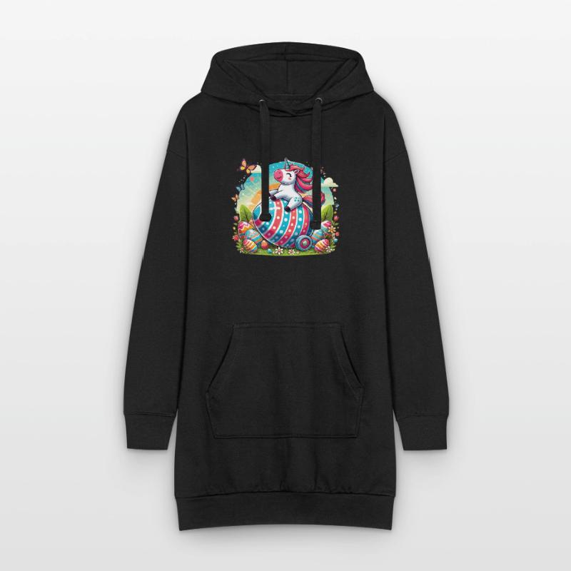 Easter Happy Easter Easter Bunny Easter Egg Spring Hoodie Dress