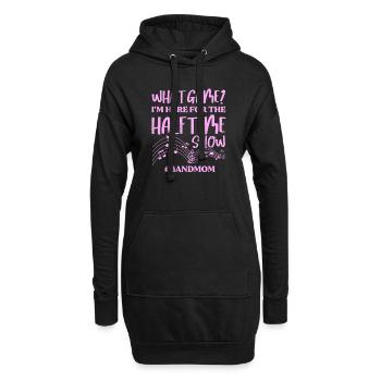 Pour quel match je suis ici : le spectacle de la mi-temps Marching - Sweat-shirt à capuche long Femme - noir - Devant