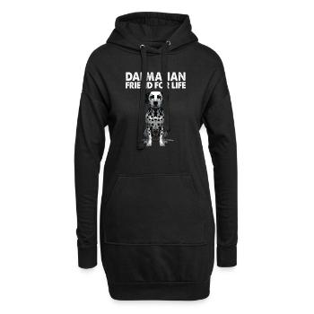 Dalmatiner Hunde Liebhaber Hundebesitzer - Hoodie-Kleid - Schwarz - Vorne