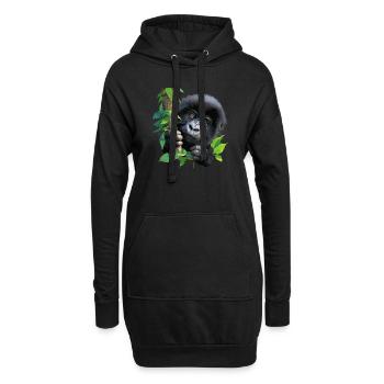 Berggorillas Berggorilla - Hoodie-Kleid - Schwarz - Vorne