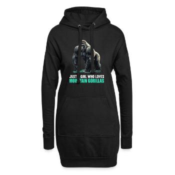 Berggorillas Berggorilla - Hoodie-Kleid - Schwarz - Vorne