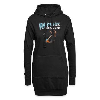 ANCRE DE NAVIRE MARIN DÉBUTANT - Sweat-shirt à capuche long Femme - noir - Devant