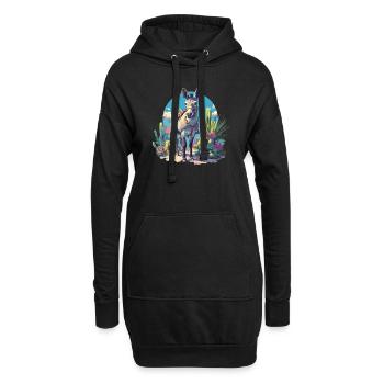 Maultiere Maultier - Hoodie-Kleid - Schwarz - Vorne