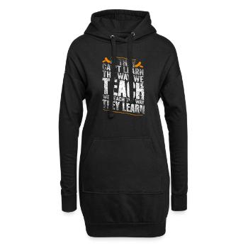 Autismus-Bewusstsein SPED Lehrer lernen - Hoodie-Kleid - Schwarz - Vorne