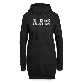 Numismatische Münze Römische Sammlung - Hoodie-Kleid - Schwarz - Vorne
