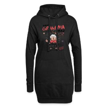 Badass Mamie Depuis 1981 - Millésime 44ème Anniversaire - Sweat-shirt à capuche long Femme - noir - Devant