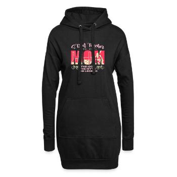 Enseignante en STIM Maman L’idole Le mythe Éducatrice en STIM - Sweat-shirt à capuche long Femme - noir - Devant