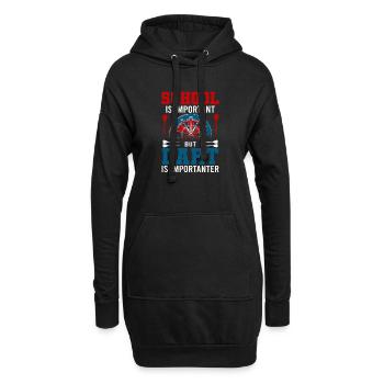 Dart Darts Darten Vintage Dartpfeile Dartscheibe - Hoodie-Kleid - Schwarz - Vorne