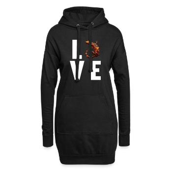 Salamanders Salamander - Hoodie-Kleid - Schwarz - Vorne