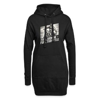 Christian Biker Full Armor Full Throttle - Sweat-shirt à capuche long Femme - noir - Devant