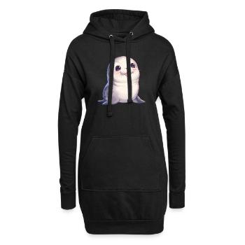 Robben Robbe - Hoodie-Kleid - Schwarz - Vorne