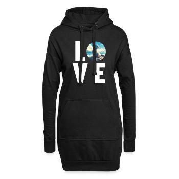 Robben Robbe - Hoodie-Kleid - Schwarz - Vorne