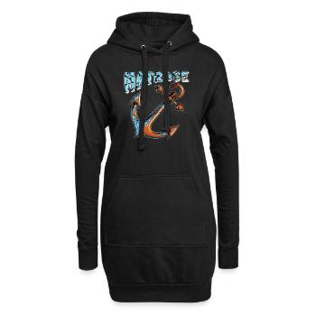 SCHIFFANKER MATROSE - Hoodie-Kleid - Schwarz - Vorne