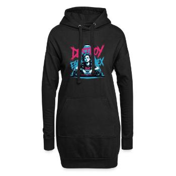 DÉTRUIRE LE SYSTÈME - Sweat-shirt à capuche long Femme - noir - Devant