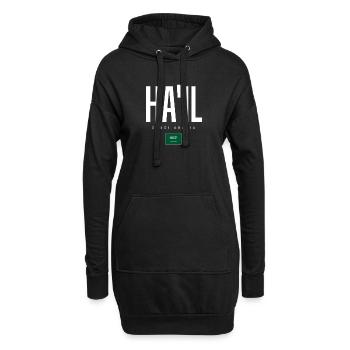 Ha'il Saudi-Arabien - Hoodie-Kleid - Schwarz - Vorne