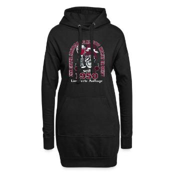 73. Geburtstag 1950 73er Guter Jahrgang - Hoodie-Kleid - Schwarz - Vorne