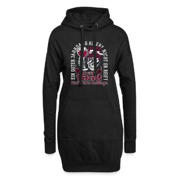 67. Geburtstag 1956 67er Guter Jahrgang - Hoodie-Kleid - Schwarz - Vorne