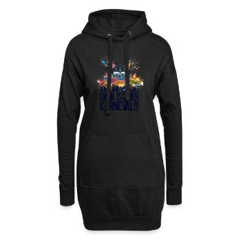 Cologne Kölle Carnaval Gebützt Kölle Alaaf Jeck Party - Sweat-shirt à capuche long Femme - noir - Devant