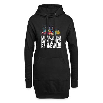 Köln Kölle Karneval Gebützt Kölle Alaaf Jeck Party - Hoodie-Kleid - Schwarz - Vorne