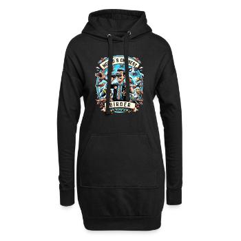 Le meilleur ornithologue amateur au monde - Sweat-shirt à capuche long Femme - noir - Devant
