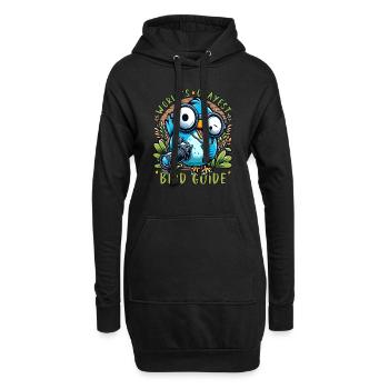 World's Best Okay Bird Guide Bird Watching - Hoodie Dress - black - Front