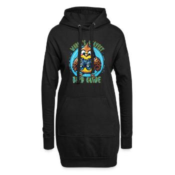World's Best Okay Bird Guide Bird Watching - Hoodie Dress - black - Front