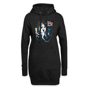 45 Years Ago I Was The Fastest Woman - Hoodie Dress - black - Front