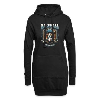 Baseball 2024 Beagle Sport - Einzigartiger Beagle - Hoodie-Kleid - Schwarz - Vorne